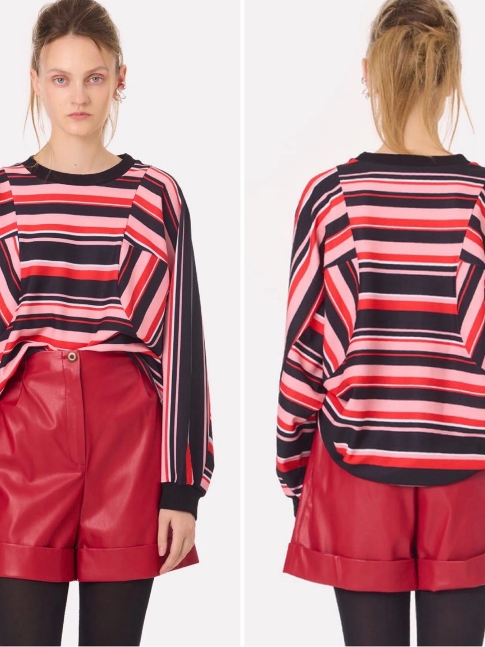 Julia Allert Striped Crewneck